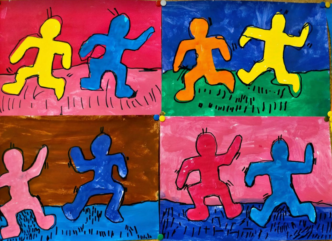 Des silhouettes tout en couleur